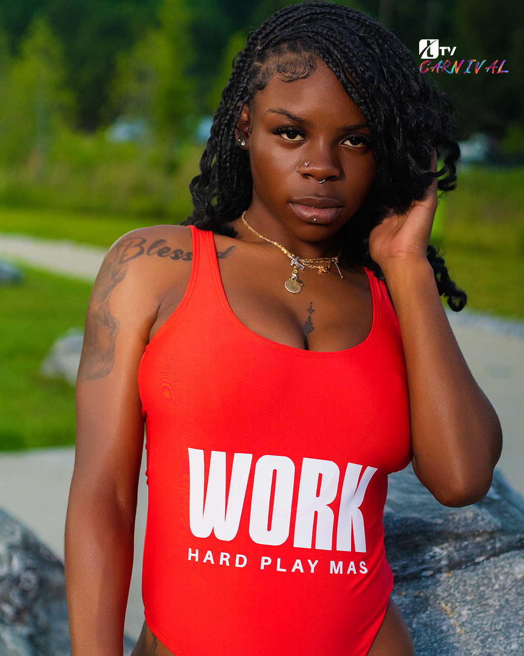 Work Hard Play Mas Scoop Swimsuit