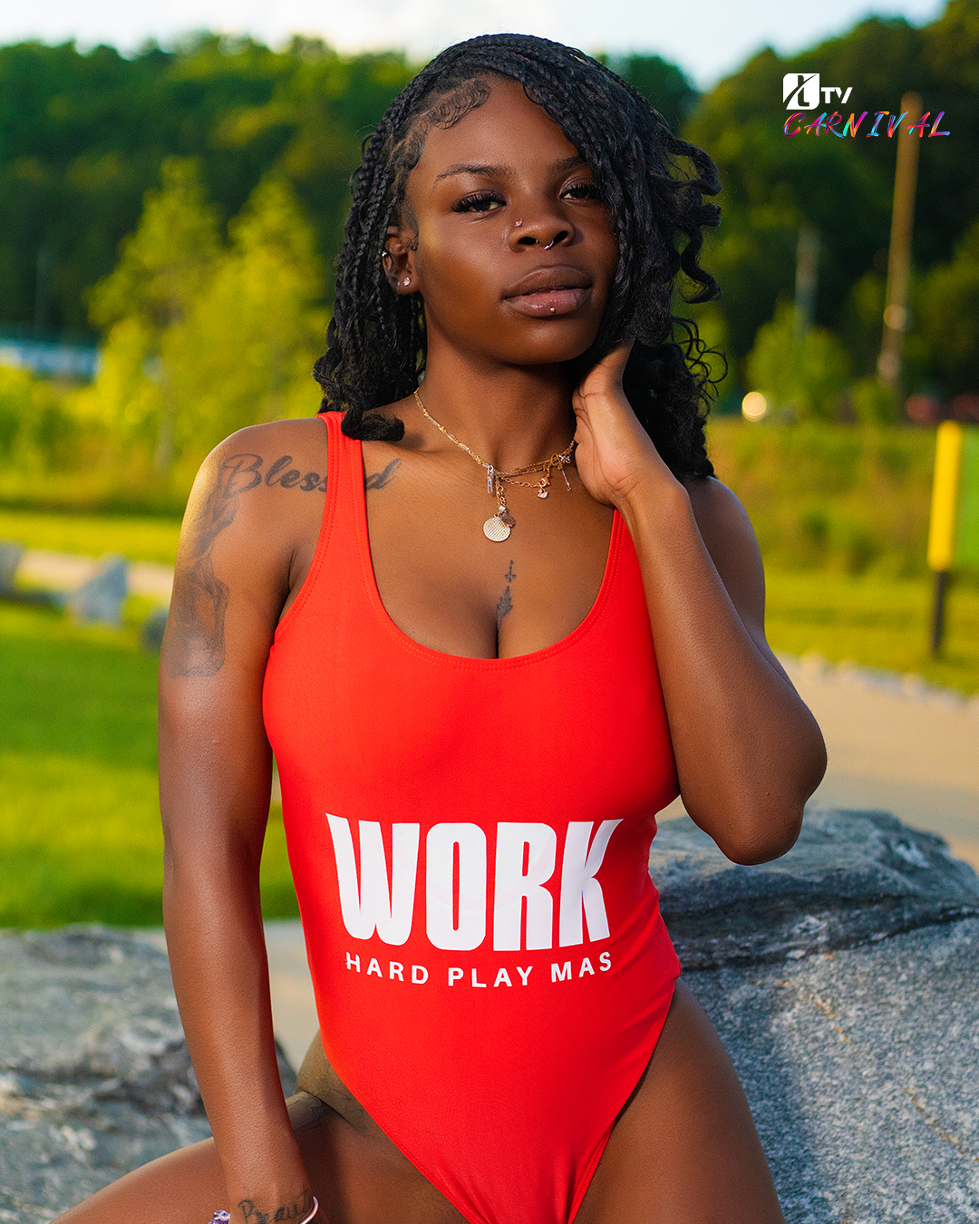 Work Hard Play Mas Scoop Swimsuit